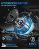 Tesway X7 Pro Electric Bike, Peak 2000W Motor, 52V 60Ah Battery, Range 300km, 20*4.0'' Tires, 7 Speed, Color Display