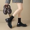 Augustine platform loafers women's 2025 new spring and autumn British style Mary Jane single shoes retro small leather shoes