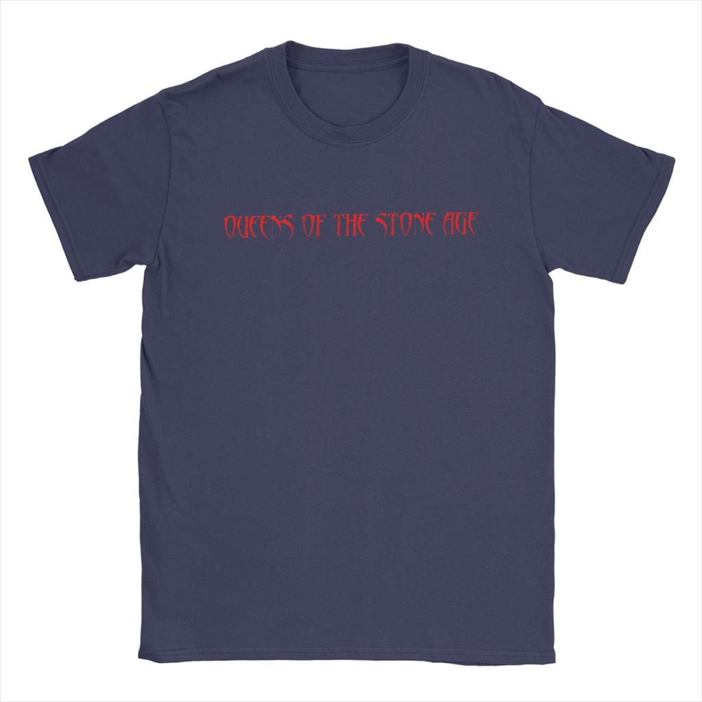 Queens Of The Stone Age T-Shirt Herren Genial 100% Baumwolle T-Shirt Rundhals Kurzarm T-Shirts Übergröße Kleidung