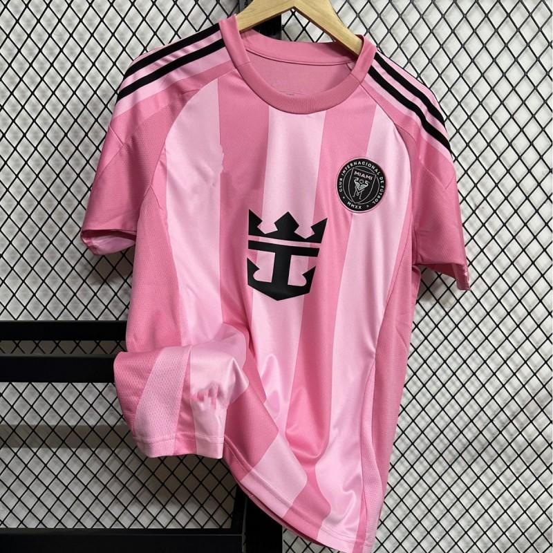 '' Soccer Jerseys AC Milan Juventus Inter Napoli Benfica Miami FC Fan Version Short Sleeve Football Shirt
