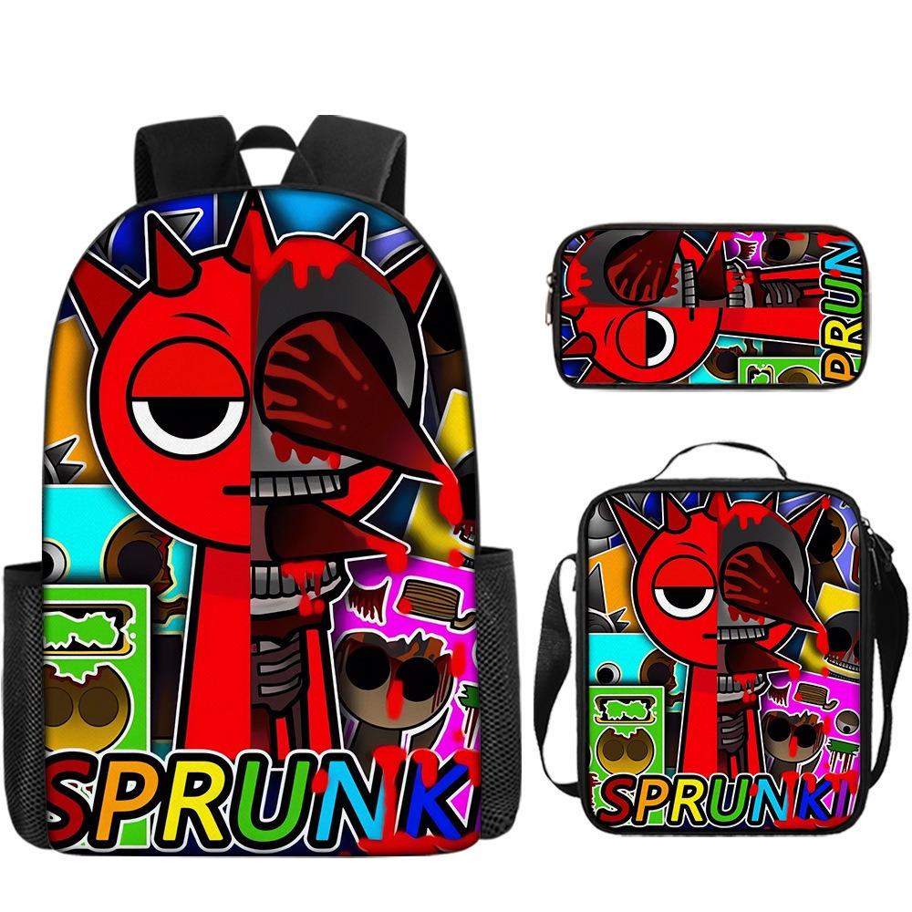 Rhythm Box Peripheral Elementary School Bag Large Capacity Starry Sky Backpack Three-piece Set