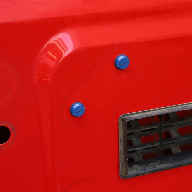 Car Spare Tire Bracket Hole Decorative Screws For Jeep Wrangler JK For Jeep JL For Ford Bronco Exterior Accessories