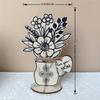 Unique Table Wood Flower Mother Day Table Stand Appreciation Gift Delicate Gift Beautifully Packaged Wood Table Decors