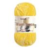 Jiate Snowball Chenille Yarn: Cozy, Thick, Fluffy Yarn for DIY Crochet, Gold Velvet Knit, Shoes, and Scarf Projects.