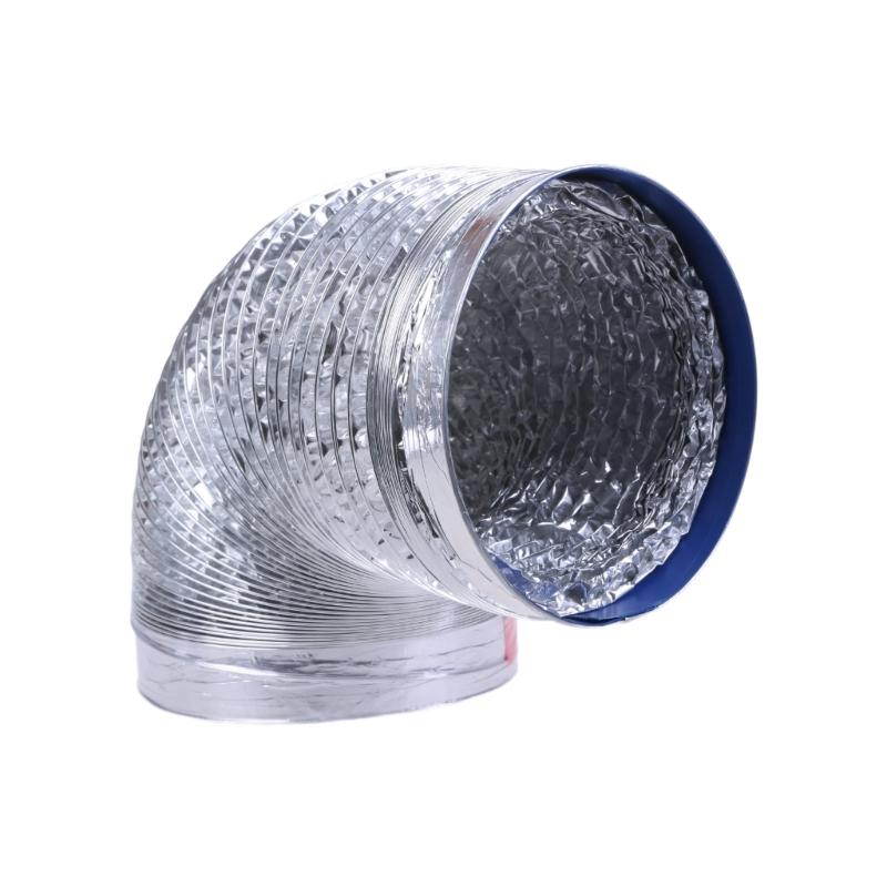 6Inch Aluminum Dryer Vent Tube Dryer Duct Fire-proof Heat Resistant Ventilation Smoke Pipe Exhaust Duct 1.5/3.0M