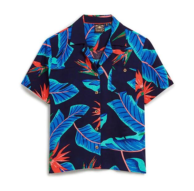 Superdry Beach Resor Kurzarmhemd