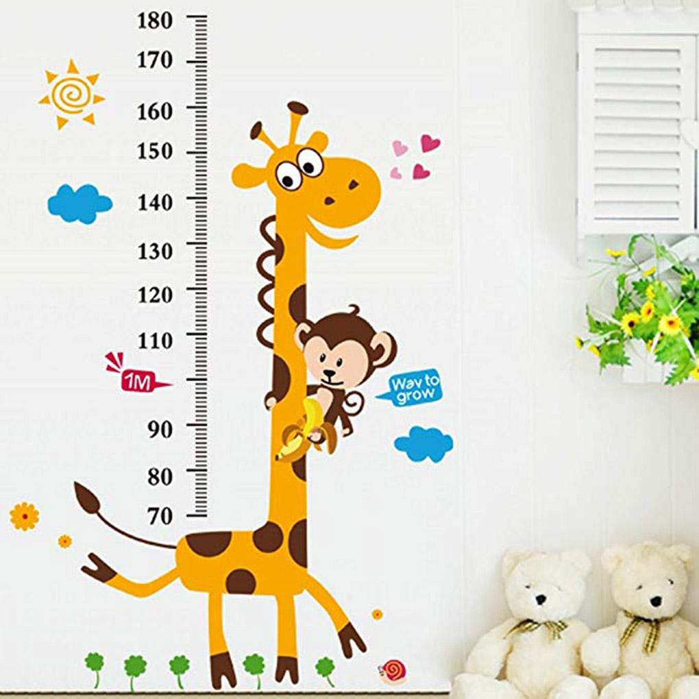 Removable Cartoon Giraffe Wallpaper Self Mural Decal