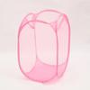 1pcs Mesh Pop Up Square Laundry Basket Foldable Dormitory Dirty Laundry Basket Storage Toy Storage Bag Dirty Laundry Basket