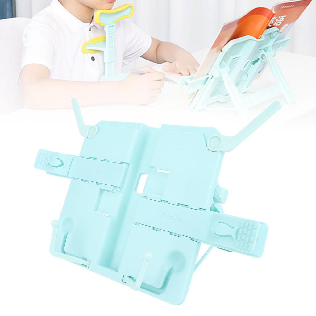 Book Stand for Reading Adjustable Textbook Holder Plastic Book Support Stand for Students and Kids