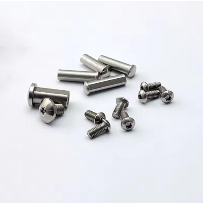 2 Colors Custom Full Set of Fold Knife Handle Stainless Steel Screws for Coldsteel 4" Ti-Lite 26SP Spindle Back Clip DIY Parts
