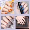 MAYJAM 6Pcs Fall Winter Gel Nail Polish Set Soak Off UV Nail Lamp Yellow Orange Brown Gray Gel Polish Weekend Getaway Nail Gel Manicure Kit