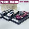 Hone Model 1/64 Pagani Utopia In Stock with An Engine Alloy Motor Vehicle Toy Die-casting Metal Model Collection Boy Gifts