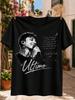 Lachender Ultimo Sänger Und Mikrofon Mondsichel Italienisches Zitat Und Große Schrift Unisex Alle Unisex Alle T-Shirt