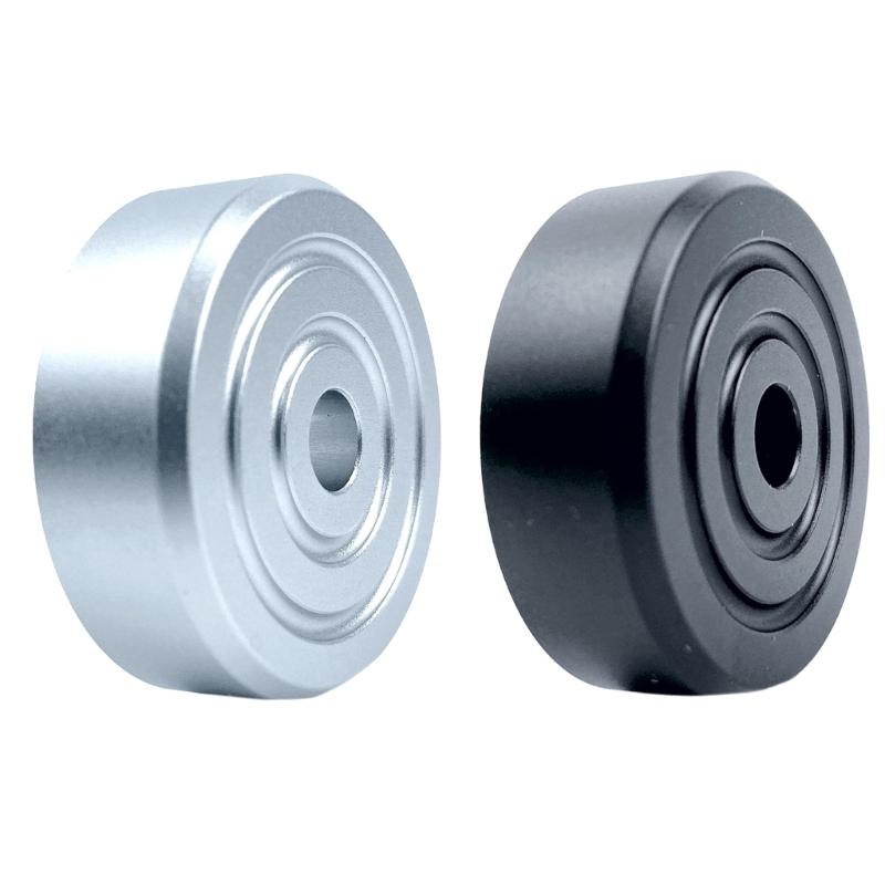 Aluminium Schallplattenadapter 45 U/min Plattenspieleradapter für 7-Zoll-Vinyls Stabilisiert und minimiert Exzentrizität