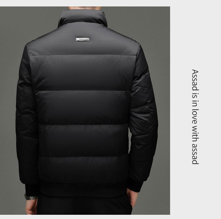 Men's Winter Thick Stand Collar Down Jacket - Trendy, High-End, Rogue Chic, Warm Bread Jacket Casual Outerwear