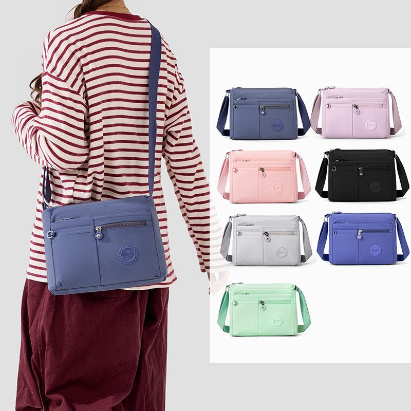 Nylon Bag Women's Shoulder Bag Multi-layer Crossbody Bag Mother Bag