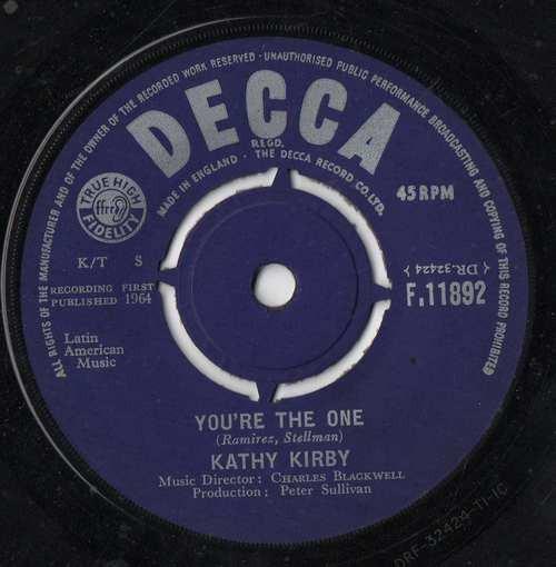 

7inch Record KATHY KIRBY Youre The One F11892 Decca 1964 UK Pop Used