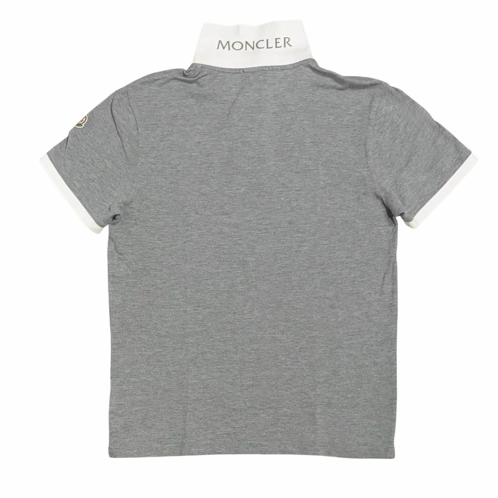 Used MONCLER 41091830985084093Polo shirt gray mens