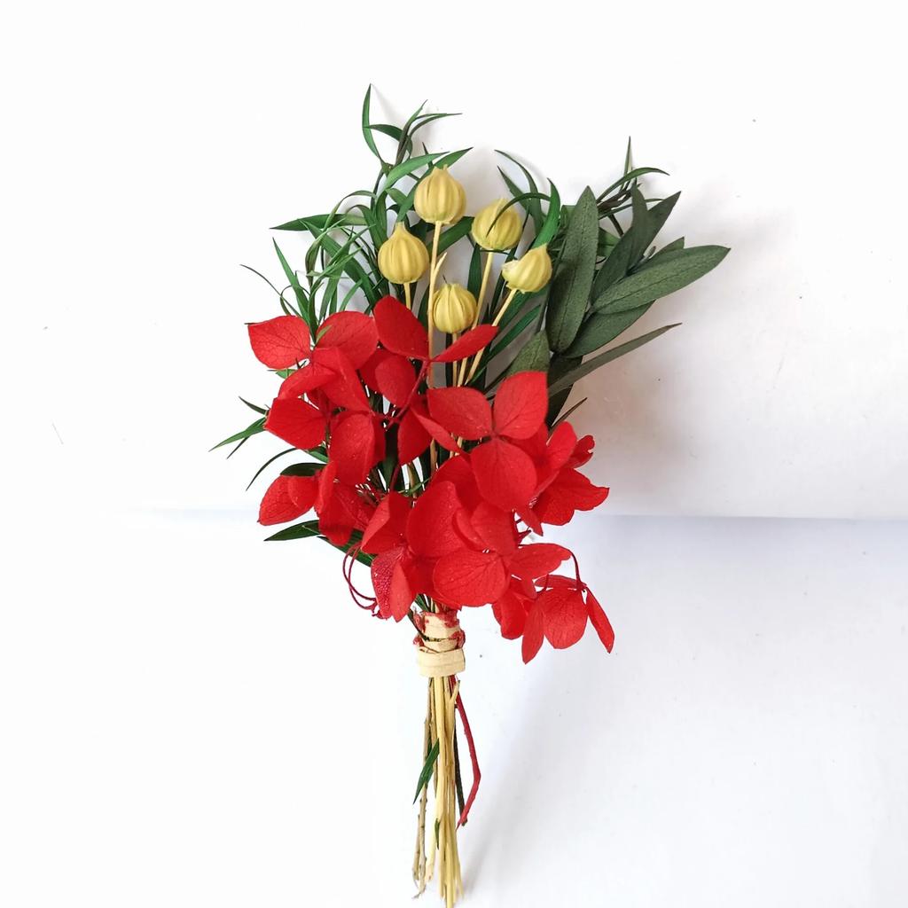 Dried Flower Bouquet High-Quality Fingertip Bouquet Greeting Card Decoration Versatile Diy Flower Kit For Diy Projects Event