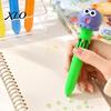 Lightweight Pens for Daily Use 10 in 1 Cartoon Ballpoint Pen, Multicolor Press Retractable Pens, Students Smooth Writing Stationery Supplies
