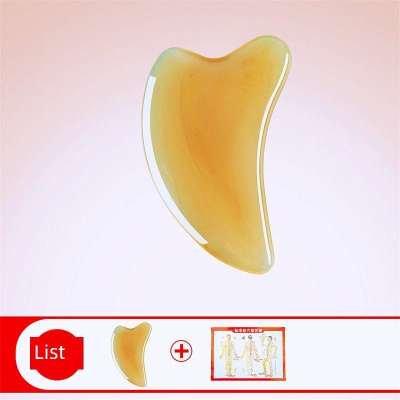 

Resin Face Scraper Beauty Tool Head Therapy Muscle-Poking Stick Selected Shaving Boards and Meridian Diagrams