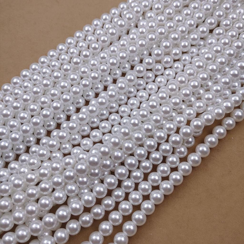 Pearl White Nanyang Faux Pearl DIY Necklace Accessory Kit