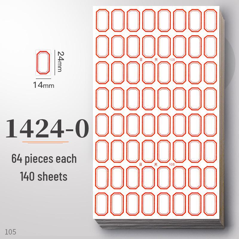 Waterproof Self-Adhesive Name Stickers for Books, Keys, and Notes