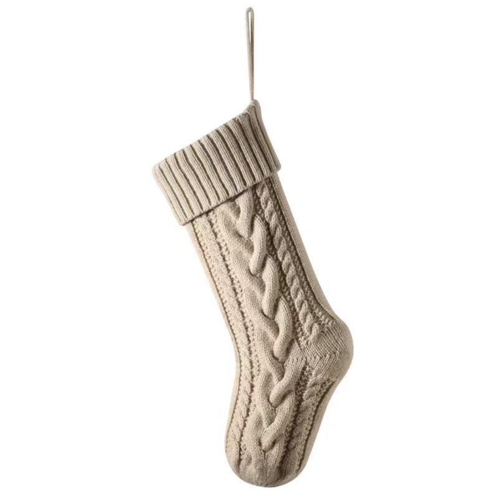 A Pair of Warm Floor Socks - Christmas Animals with Geometric Paw Prints/eye Patterns, Winter Warmth/outdoor Floor Socks