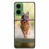 Silicone Painted Cover For Motorola Moto G35 G55 Case Luxury Animal TPU Silicone Soft Back Cover For G55 5G Black Bumper MotoG35