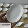 Multi-Compartment Ceramic Seasoning and Dipping Dishes for Soy Sauce, Vinegar, and Mustard