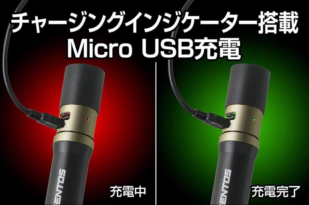 GENTOS Rexed LED Powerful 900 Rechargeable Dedicated Rechargeable RX-486PB Flashlight, Lumens, (with Battery)