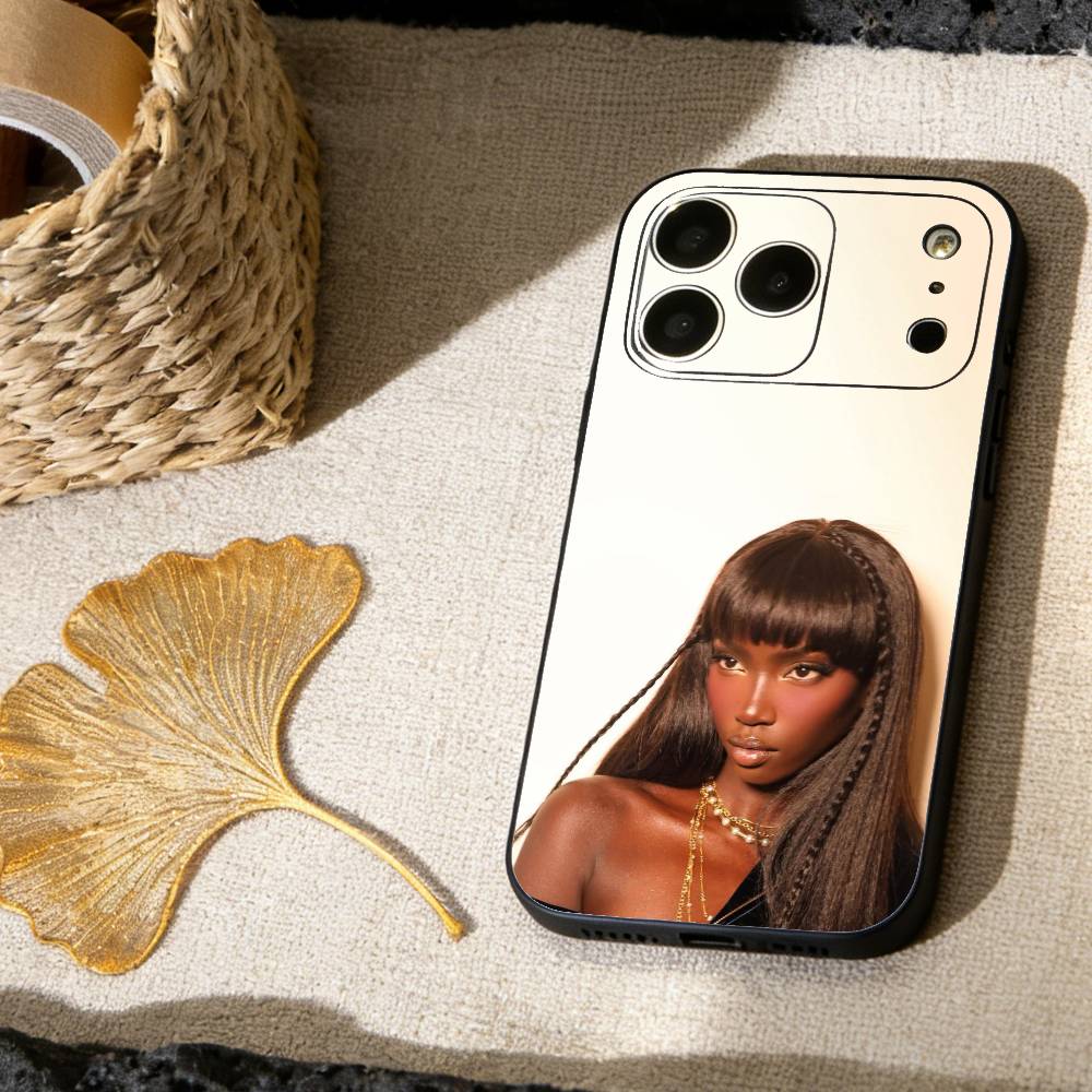 

A-Anok Yai Couture Model Phone Case For iPhone 17, 16,15,14,13,12,11 X XR Plus,Others Soft Black Cover iPhone12PRO