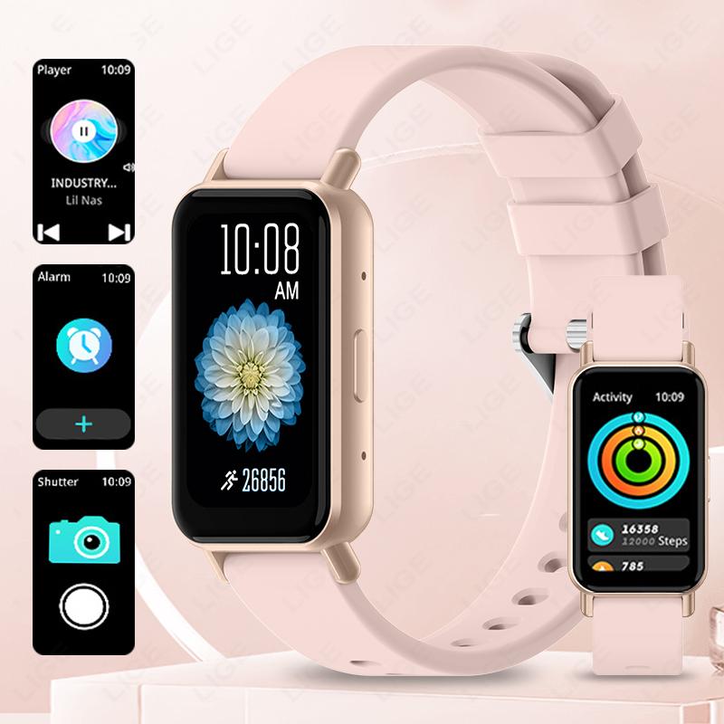 New Fashion Smart Watch Women Full Touch Screen Heart Rate Fitness Tracker Waterproof Ladies Men Smartwatch  For Xiaomi