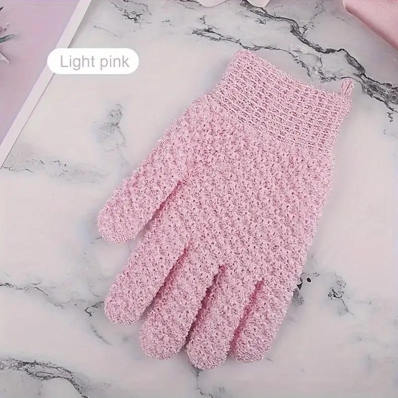 Exfoliating Bath Gloves For Shower - Deep Exfoliating, Body Scrub Shower Scrubber, Shower Exfoliating Gloves For Women & Men, Ba