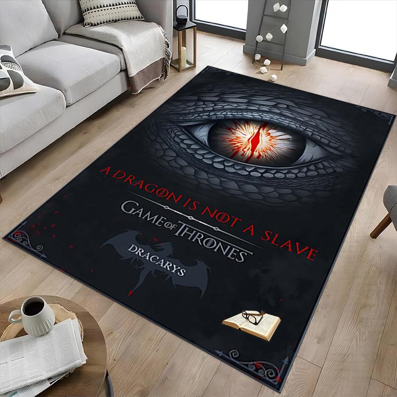 1pc DRAGON SLAVE Carpet Office Rug Mat Home Decor Area Carpet Festival Gift Office Desk Chair Carpet Longlasting Material1107L