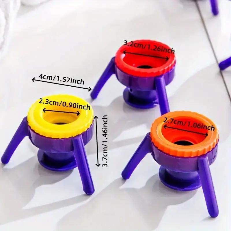 Multifunctional Inverted Bottle Cap Tripod Stand Shower Gel Shampoo Leak-proof Bottle Cap Kitchen Seasoning Squeeze