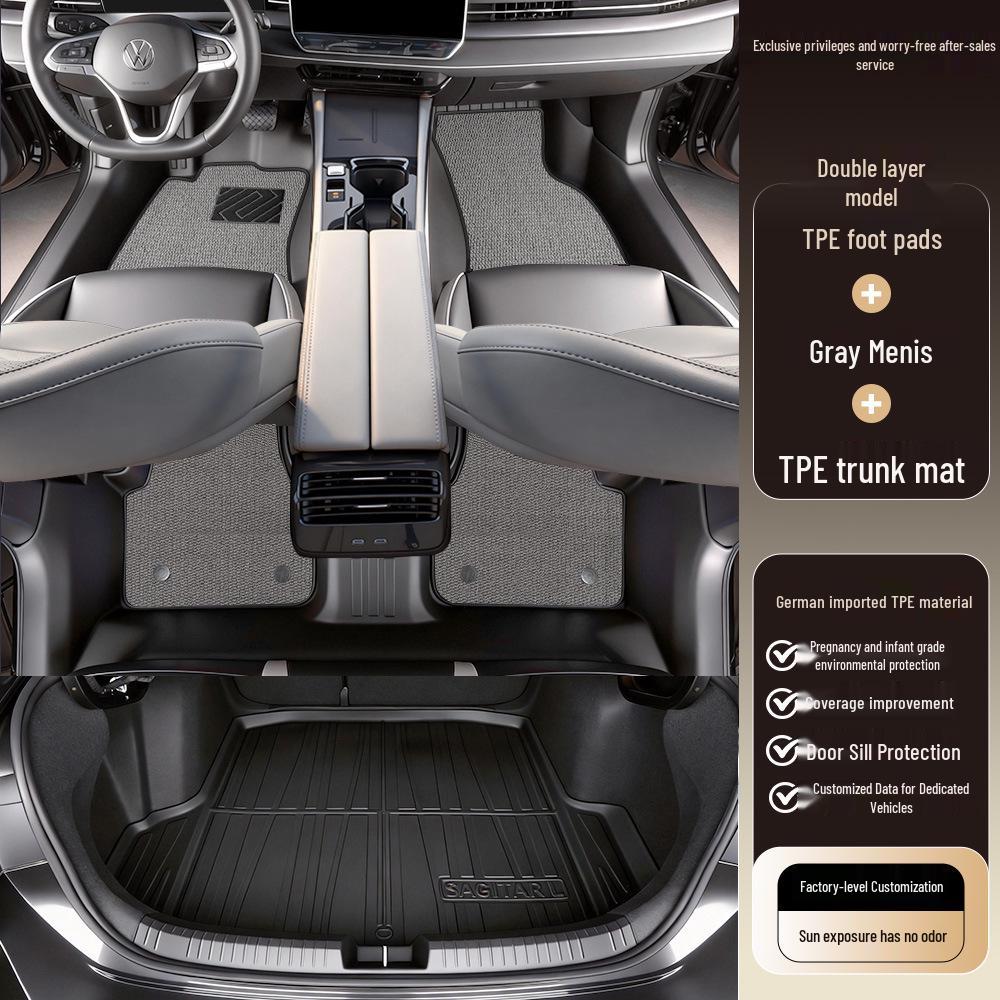 Custom TPE Floor Mats for FAW-Volkswagen Sagitar L (2012-2026)