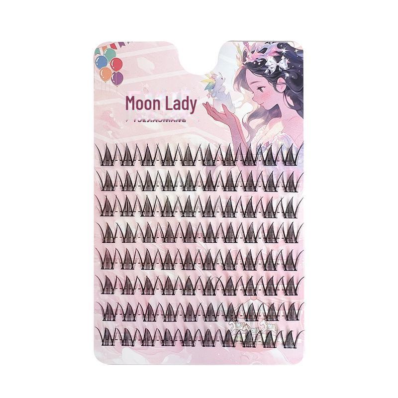 

Tianshan Snow Lotus V-Shaped False Eyelashes - Natural, Curled, Photogenic Look