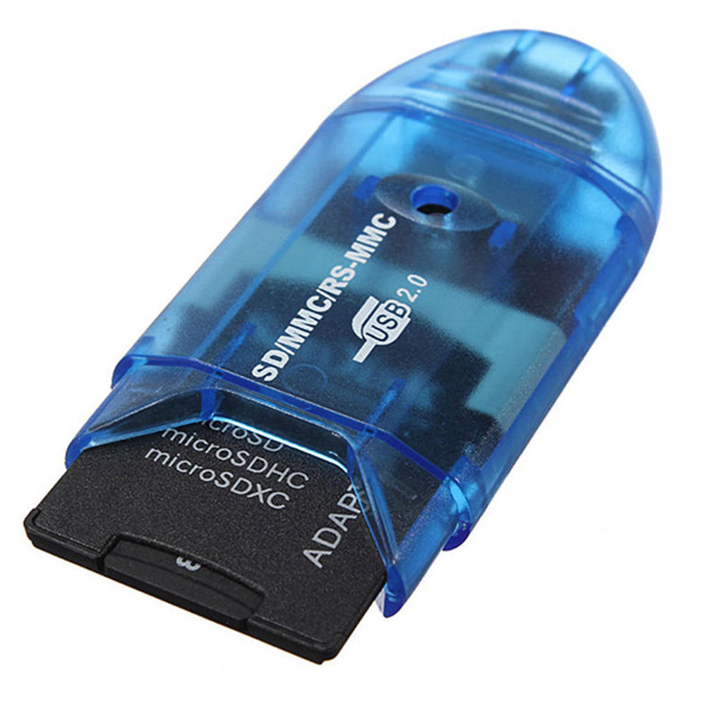 Usb Memory Card Reader Writer Adapter For Mmc Sd Sdhc Tf Up To 64Gb