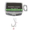 50Pcs Barbed Fishings Hook Eyed Fishes Hook Rustproof Carp Fishings Hook