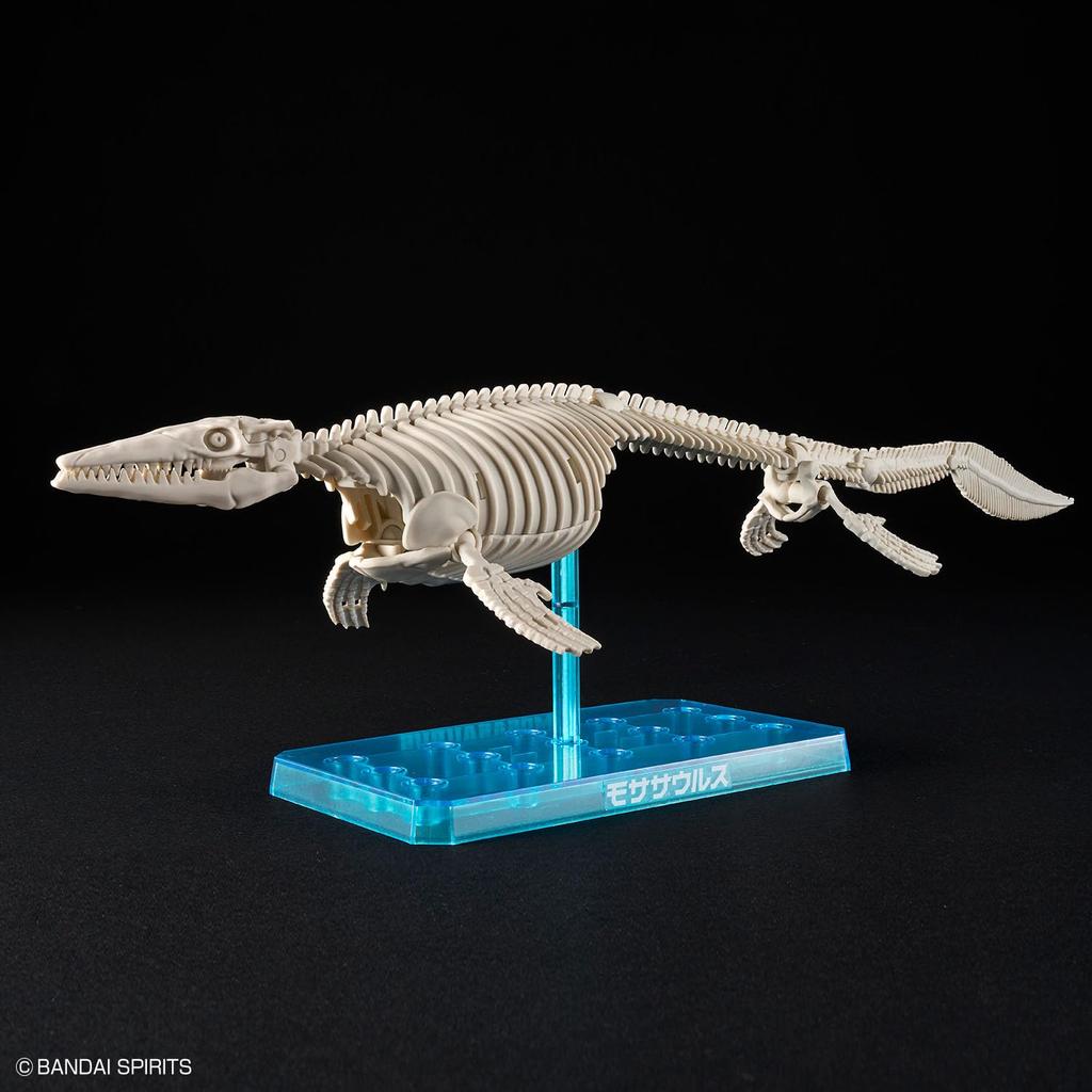 BANDAI SPIRITS Planosaurus și Set Dinozaur Aerian Model Plastic Terestru, Marin, Codificat pe Culori