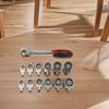 13pcs Interchangeable Head Ratcheting Combination Wrench Set Ratchet Wrench Tool