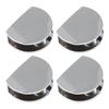 4pcs Glass Clamp Bathroom Mirror Clips Zinc Alloy Clip For 6-12mm Furniture Hardware Glass Shelf Support Brackets Holder