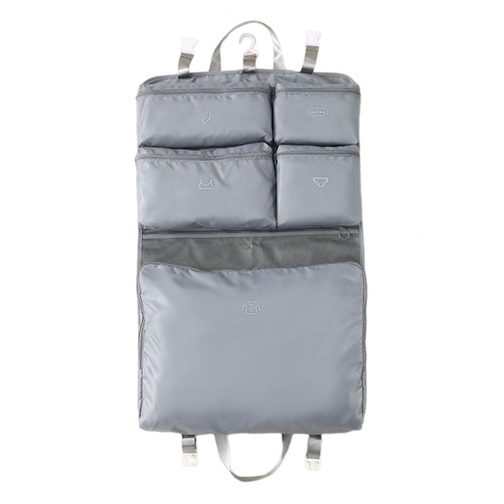 Storage Holder Capacity Clothes Storage Bag with Multiple Compartments Dustproof Hanging Organizer for Suitcase for Travel