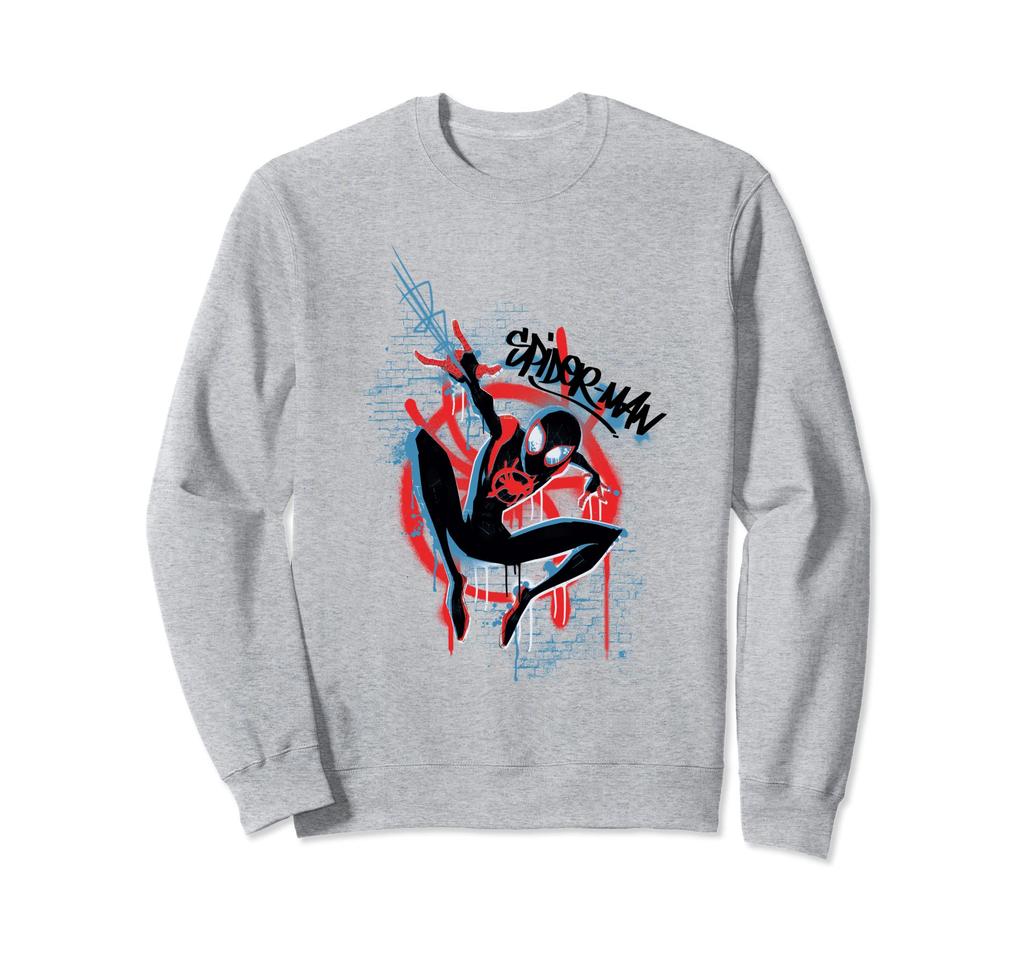 Marvel Spider-Man Into the Spider-Verse Graffiti Sweatshirt