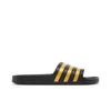 Adilette Aqua Slides 'Black Gold Metallic' (Unisex) Core Black / Gold Metallic / Core Black Slide Slippers EG1758