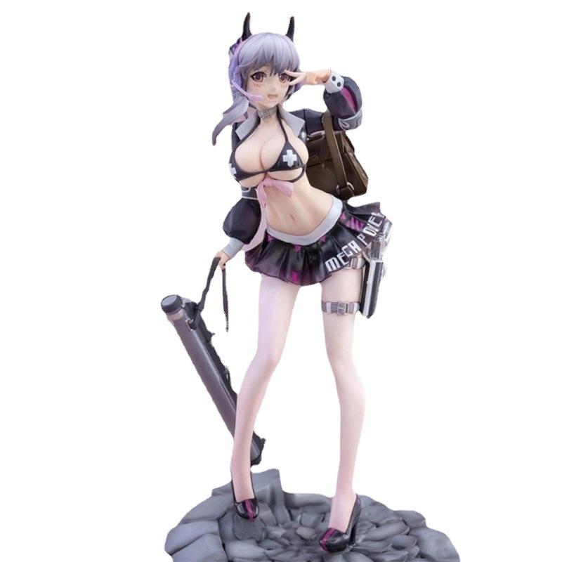 23cm After-School Arena - First Shot: All-Rounder ELF Anime Figure Bullseye Orcus Bullseye Orcus Mega Power Action Figure Model