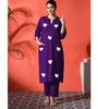 Women Designer Party Wear Top Tunic Kurti Indian Bollywood Top Tunic Kurta Pant Cord Set