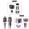 Terrifier Cosplay Costume Set With Satin Fabric For Halloween Party And Anime Role Play