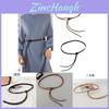 Stylish Faux Leather Knotted Belt For Women Perfect For Coats Sweaters Dresses And Down Jackets